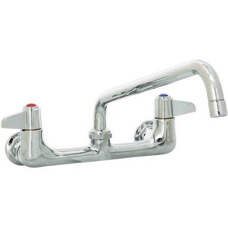 T & S BRASS & BRONZE WORKS Equip 2-Handle Standard Kitchen Faucet with Commercial Features in Chrome 5F-8WLX10